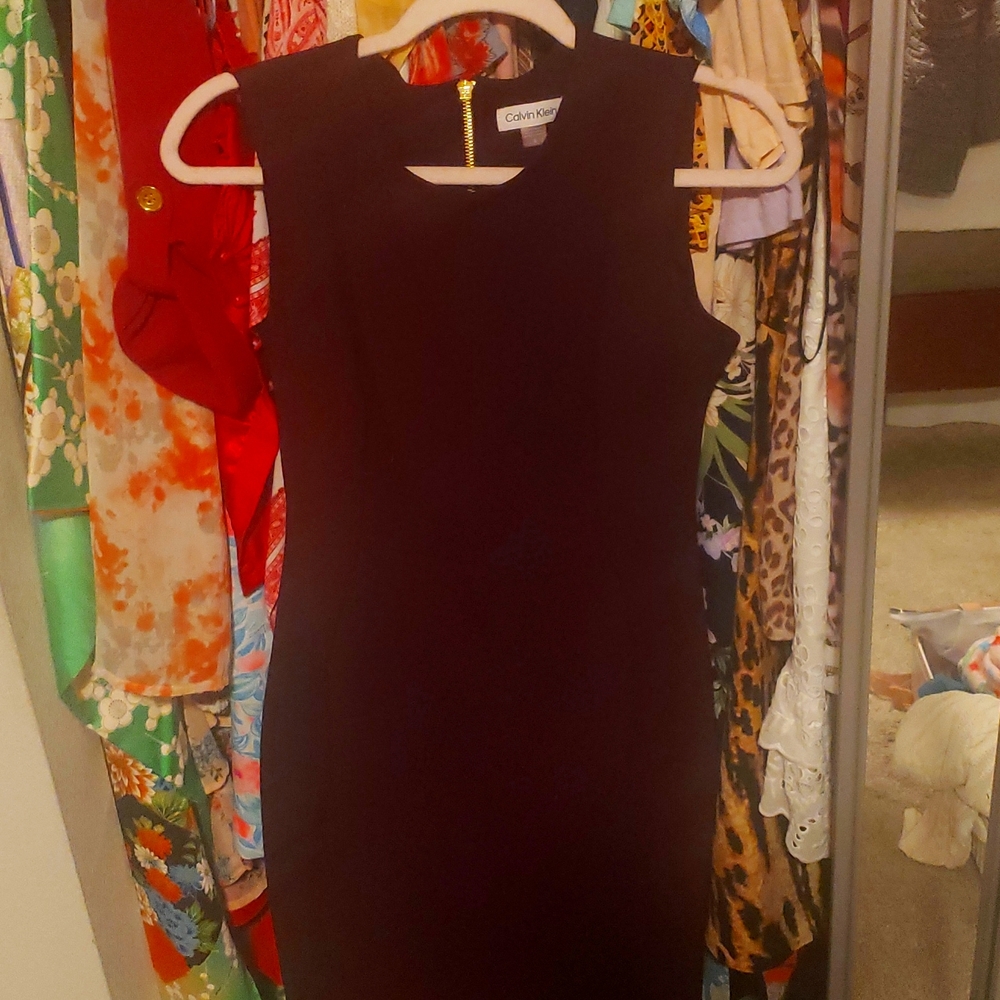 Calvin Klein dress purple